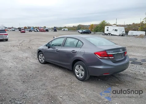 2014 Honda Civic Lx z USA, uszkodzony, nr VIN 19XFB2F52EE240300